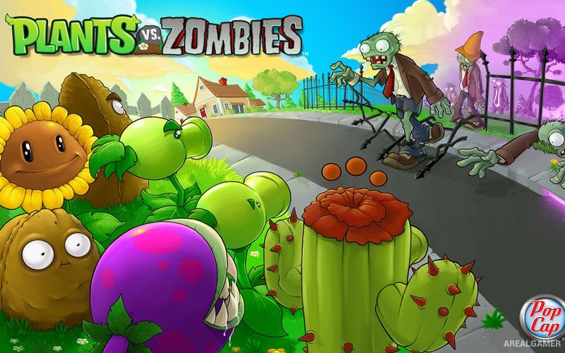 Plants vs. Zombies 1 Cover Art