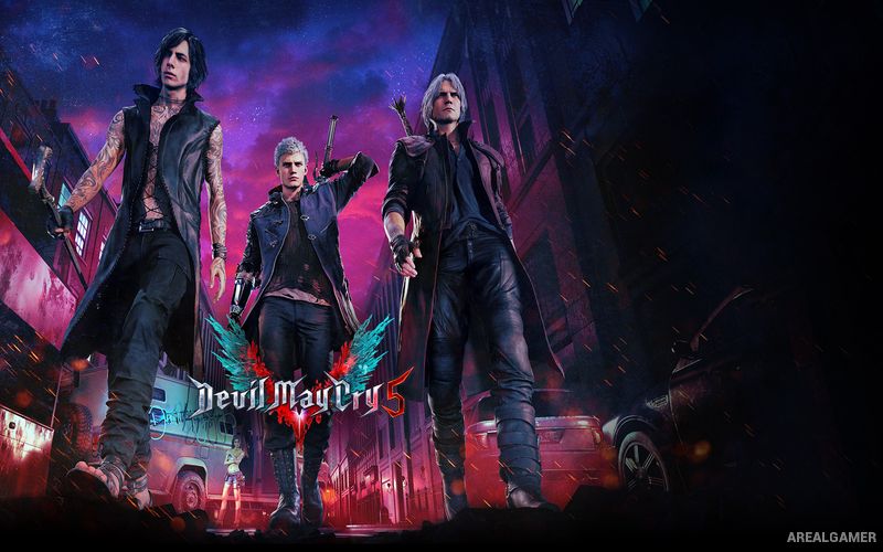Devil May Cry 5 Cover Art