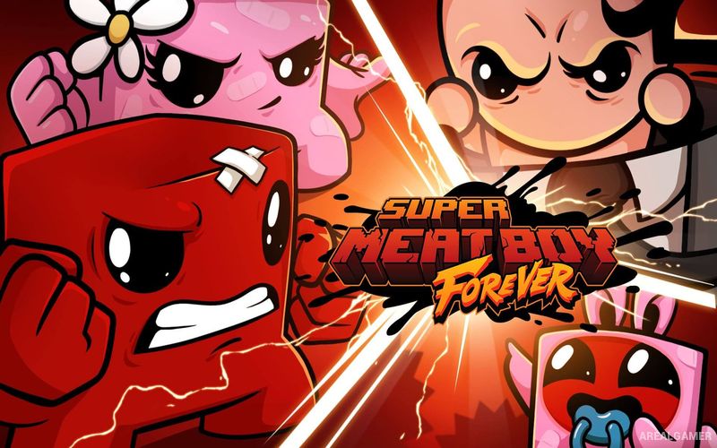 Super Meat Boy Forever Cover Art