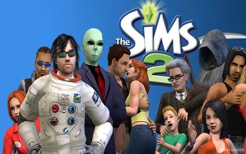 The Sims 2 Cover Art
