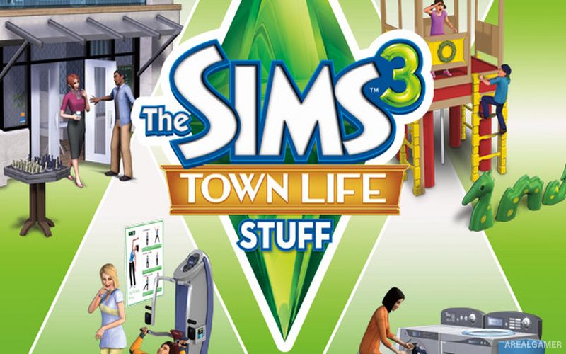 The Sims 3: Town Life Stuff Cover Art