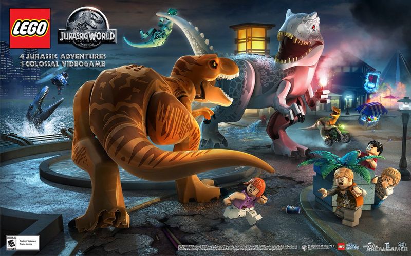 Lego Jurassic World Cover Art