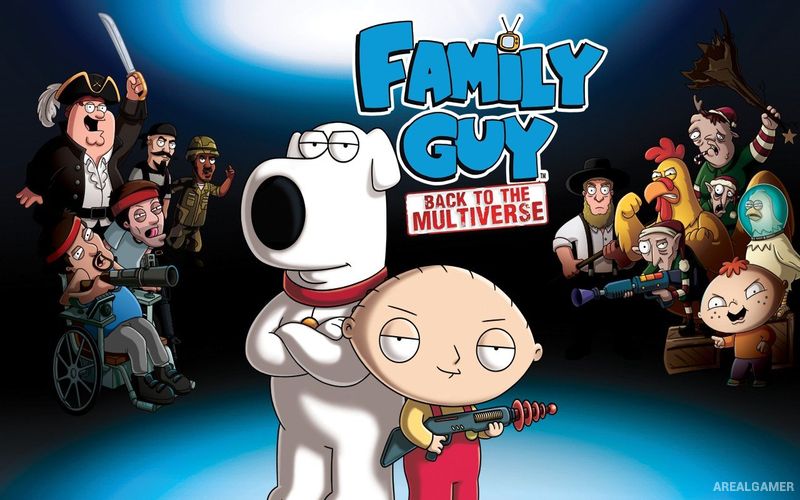 Family Guy: Back to the Multiverse Cover Art