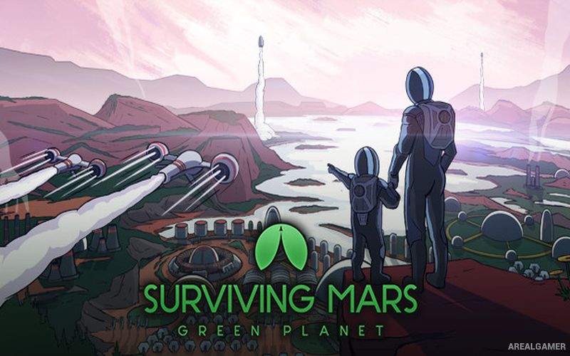 Surviving Mars Green Planet Cover Art