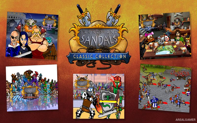 Swords and Sandals Classic Collection Cover Art