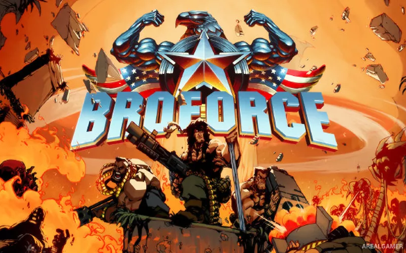 Broforce Cover Art