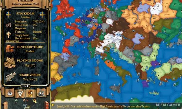 Europa Universalis 2 Screenshot 1