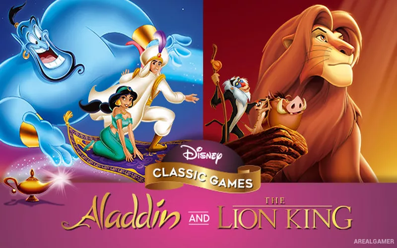 Disney Classic Games: Aladdin and The Lion King Cover Art