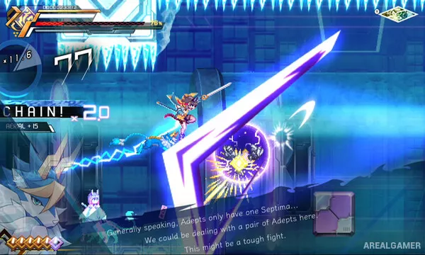Azure Striker GUNVOLT 3 Screenshot 1