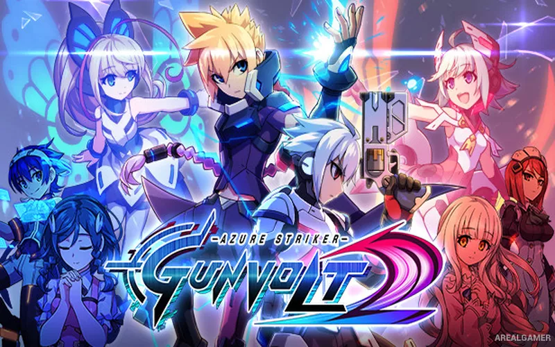 Azure Striker Gunvolt 2 Cover Art