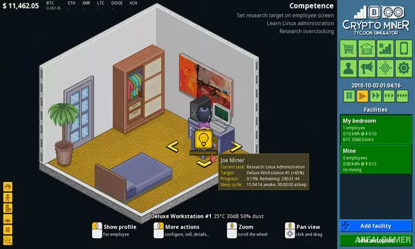Crypto Miner Tycoon Simulator Screenshot 1