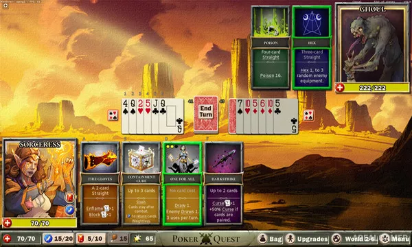 Poker Quest: Swords and Spades Screenshot 3