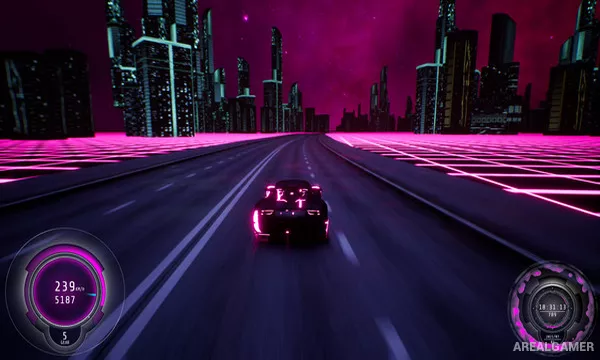 Synthwave Burnout Screenshot 3