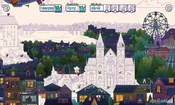 Hidden Cats in Spooky Town Screenshot 2
