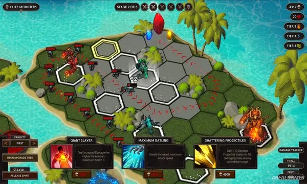 Spirits of the Hellements - TD Screenshot 2