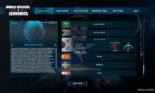 World Warfare & Economics Screenshot 1