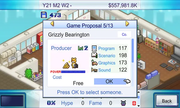 Game Dev Story Screenshot 2