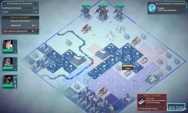 Ignited Steel: Mech Tactics Screenshot 1