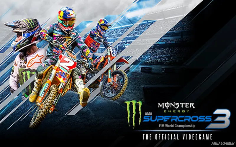 Monster Energy Supercross - The Official Videogame 3 Cover Art
