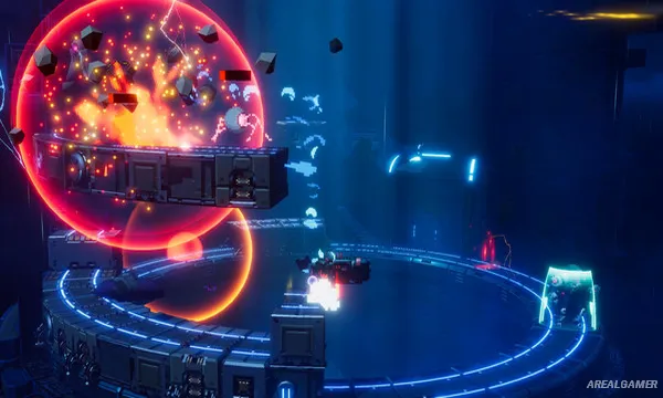 Orbital Bullet - The 360° Rogue-lite Screenshot 2
