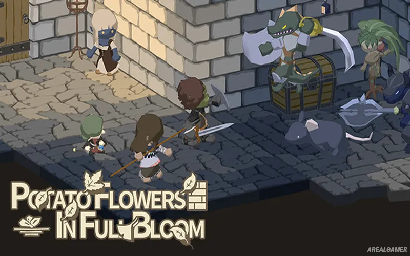 Potato Flowers in Full Bloom Cover Art