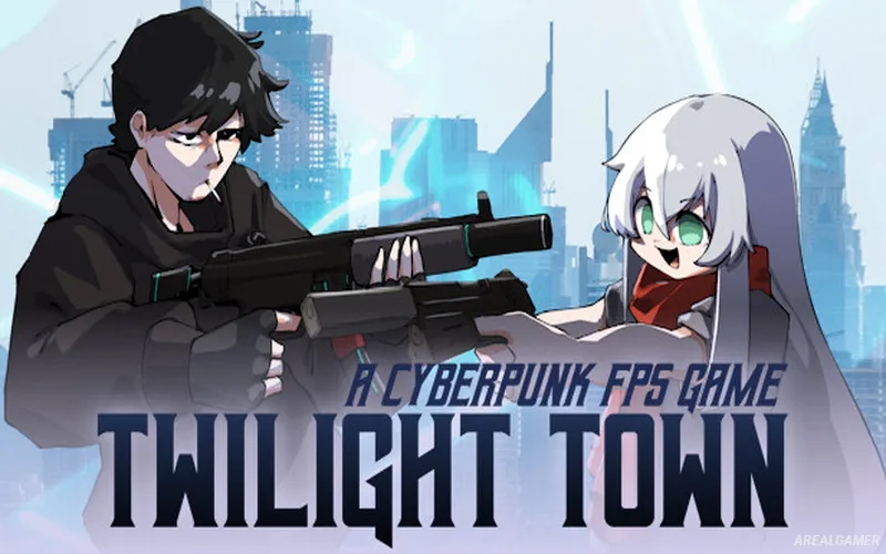 Twilight Town: A Cyberpunk FPS Cover Art