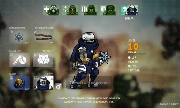 Strike Force Heroes Ninja Class Screenshot 1