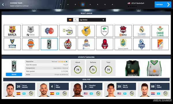International Basketball Manager 22 Screenshot 3