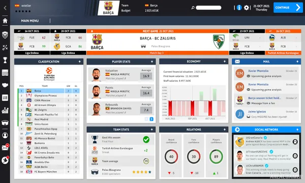International Basketball Manager 22 Screenshot 1