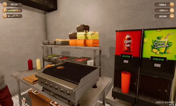 Corner Kitchen Fast Food Simulator Screenshot 1