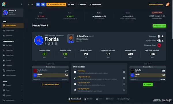 Football Coach: College Dynasty Screenshot 3