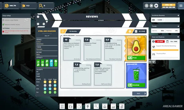 The Executive - Movie Industry Tycoon Screenshot 3