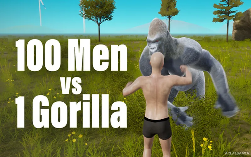 Gorilla Vs 100 Men Cover Art